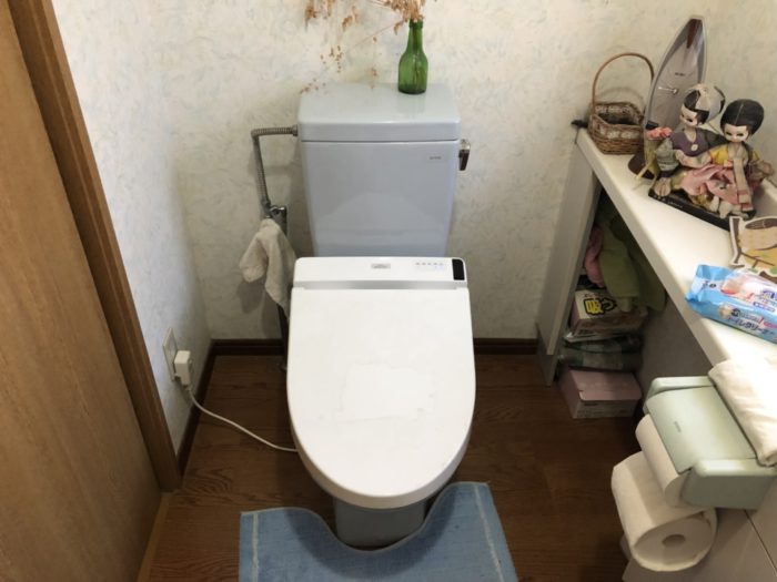 広島市安佐北区可部U様　トイレ便器交換リフォーム　施工前