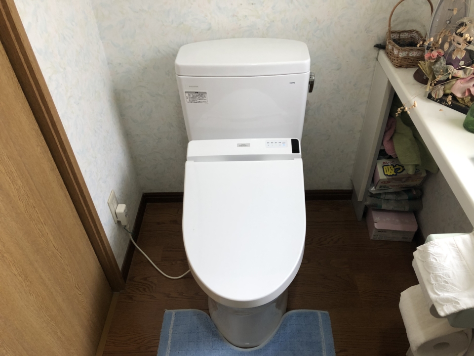 広島市安佐北区可部U様　トイレ便器交換リフォーム　施工後