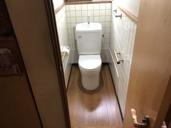 呉市宮原和式トイレリフォーム後