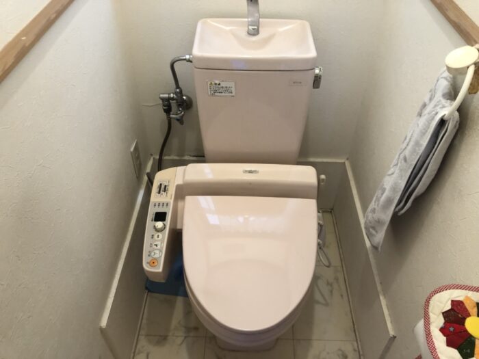 安佐南区トイレ便器交換前