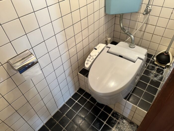 佐伯区和式トイレリフォーム前