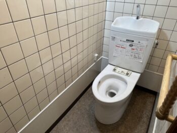 佐伯区和式トイレリフォーム中